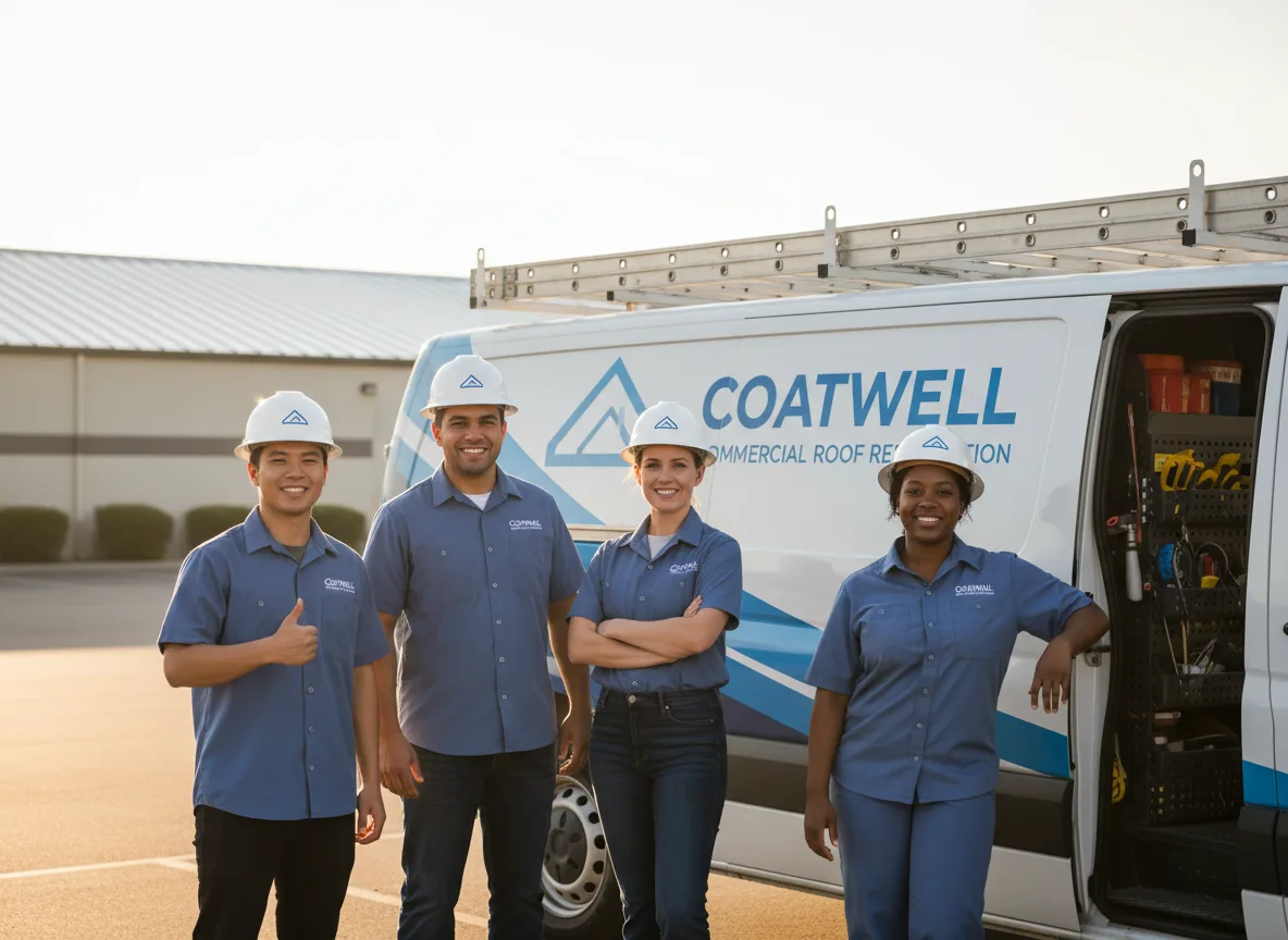 Commercial roof coating company in Moira, NY